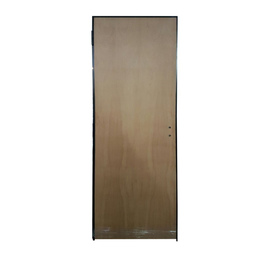 PUERTA PLACA STAND MARCO CH.18 HOJA PINO LISO 0.60×2.00 T.10
