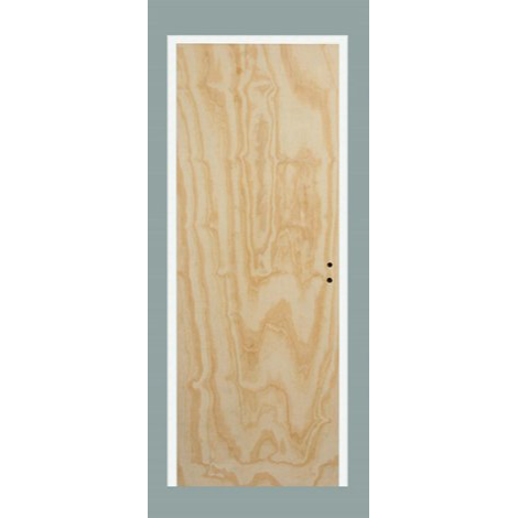 PUERTA PLACA STAND MARCO ALUM HOJA PINO LISO 0.80×2.00