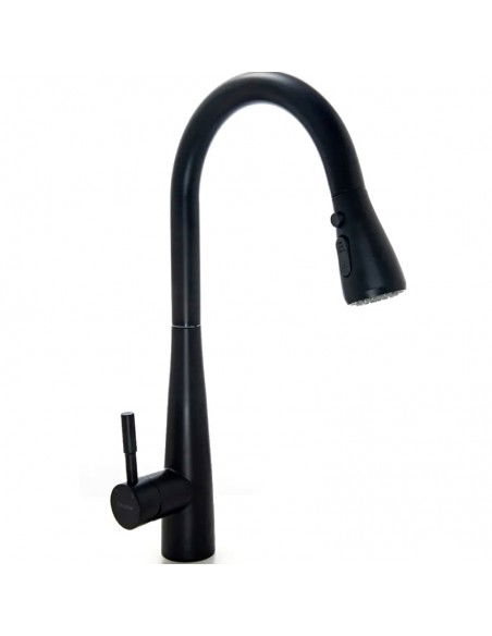 MONOCOMANDO RIO NEGRA COCINA ROCIADOR EXTRAIBLE (7178)