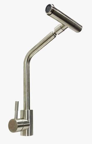 MONOCOMANDO ROMA ACERO MESADA PICO 360 ACERO 304 (7101)