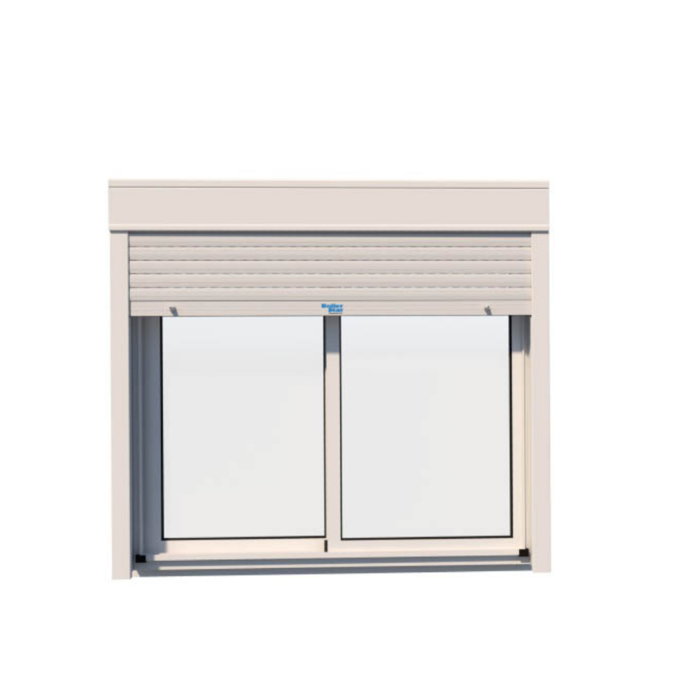 COMPACTO 4 PARTES ALUM. Y CORTINA ALUMINIO INYE DE 2.00X1.10