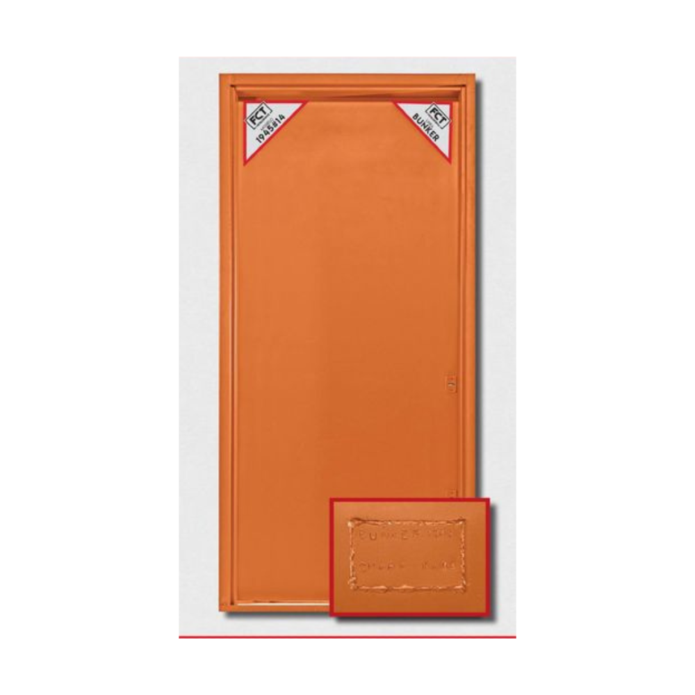PUERTA FCT PESADA ANTIOX BUNKER 1945 0.80X2.00 D.