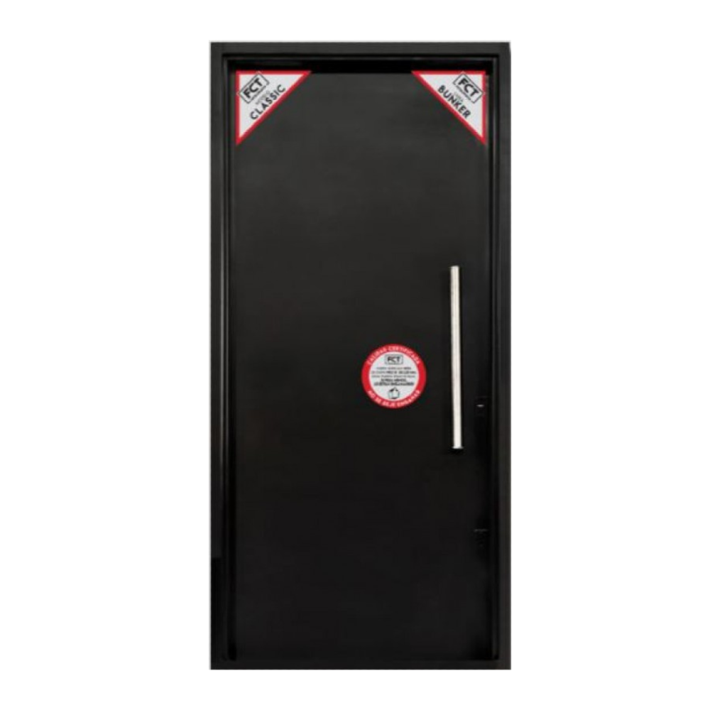 PUERTA FCT PESADA ANTIOX BUNKER CLASSIC 0.80X2.00 D.