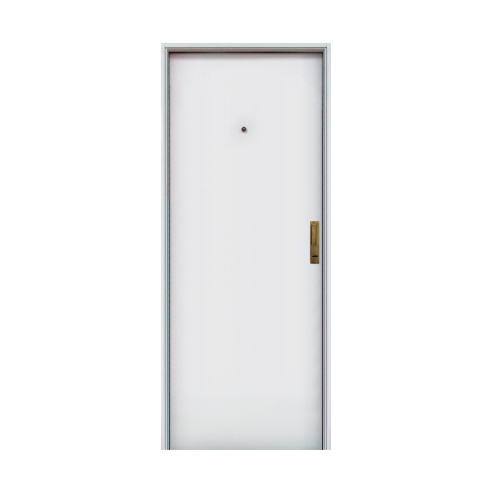PUERTA PAVIR PESADA C/PINTURA EPOXI MOD. LISA 0.80×2.00