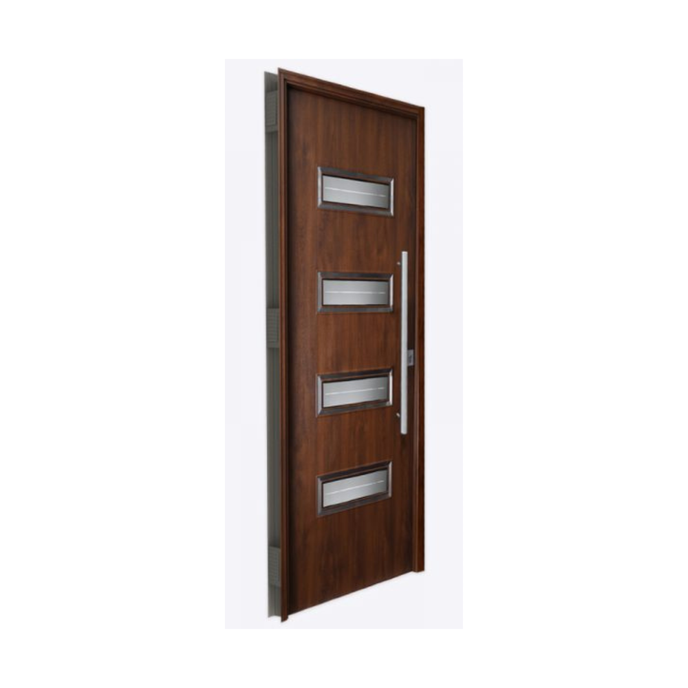 PUERTA PAVIR PESADA SIMIL MADERA MOD. POTENZA CAOBA 0.80×2.00