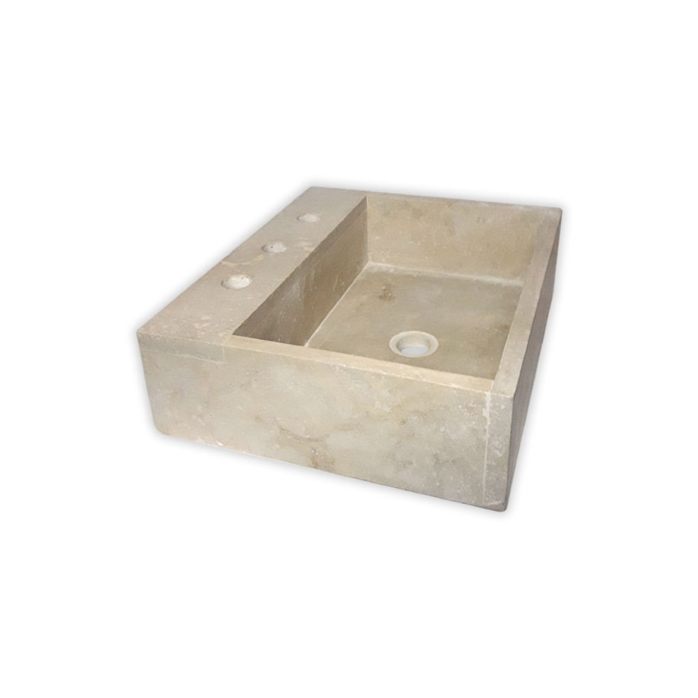 BACHA MARMOL RECTANGULAR ESCALON 44X34X14