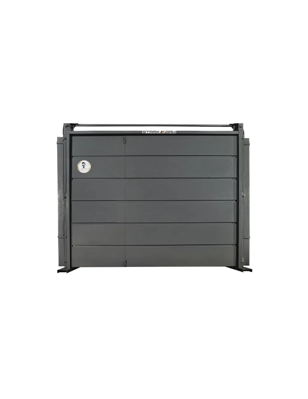 PORTON LEVADIZO COMPACTO CHAPA SIMPLE AUTOMATIZADO 2.40X2.10