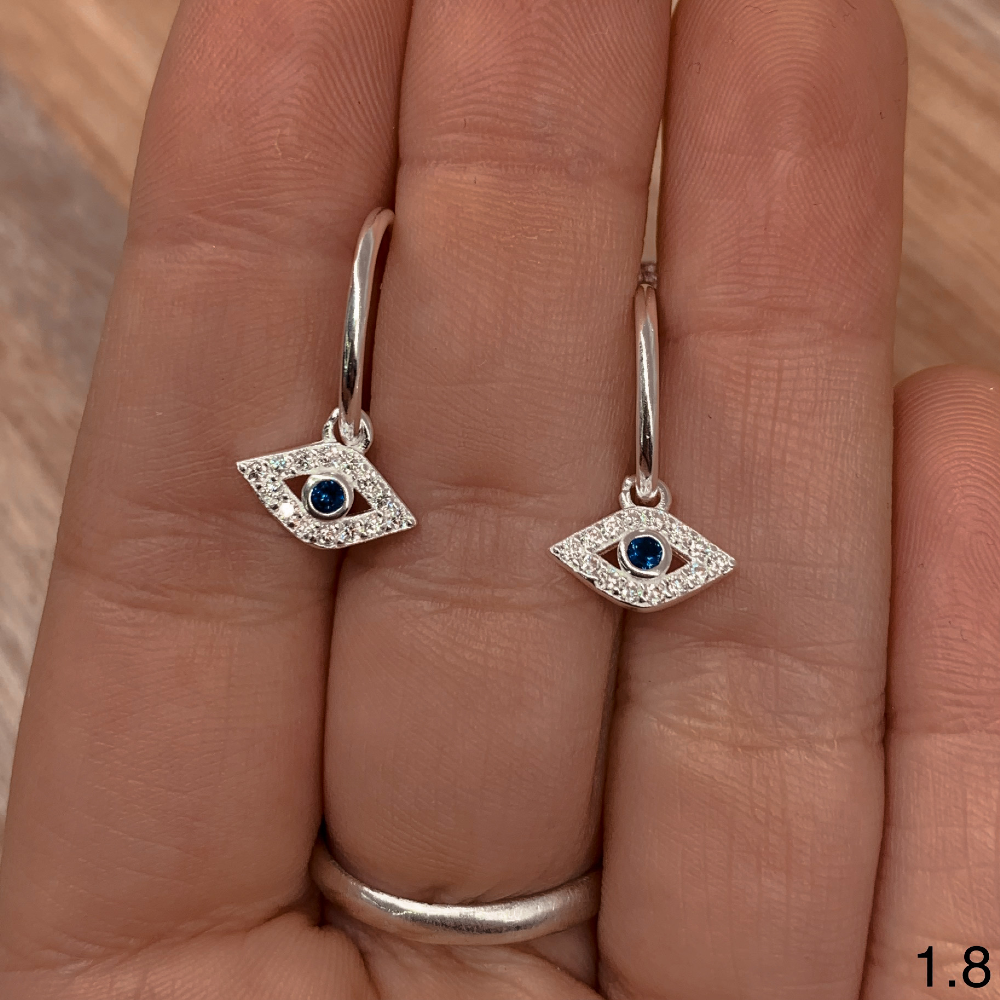 AROS PLATA 925 ARGOLLA OJO
