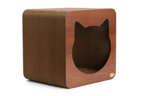 RASCADOR RUSTICO CUBO GATITO	