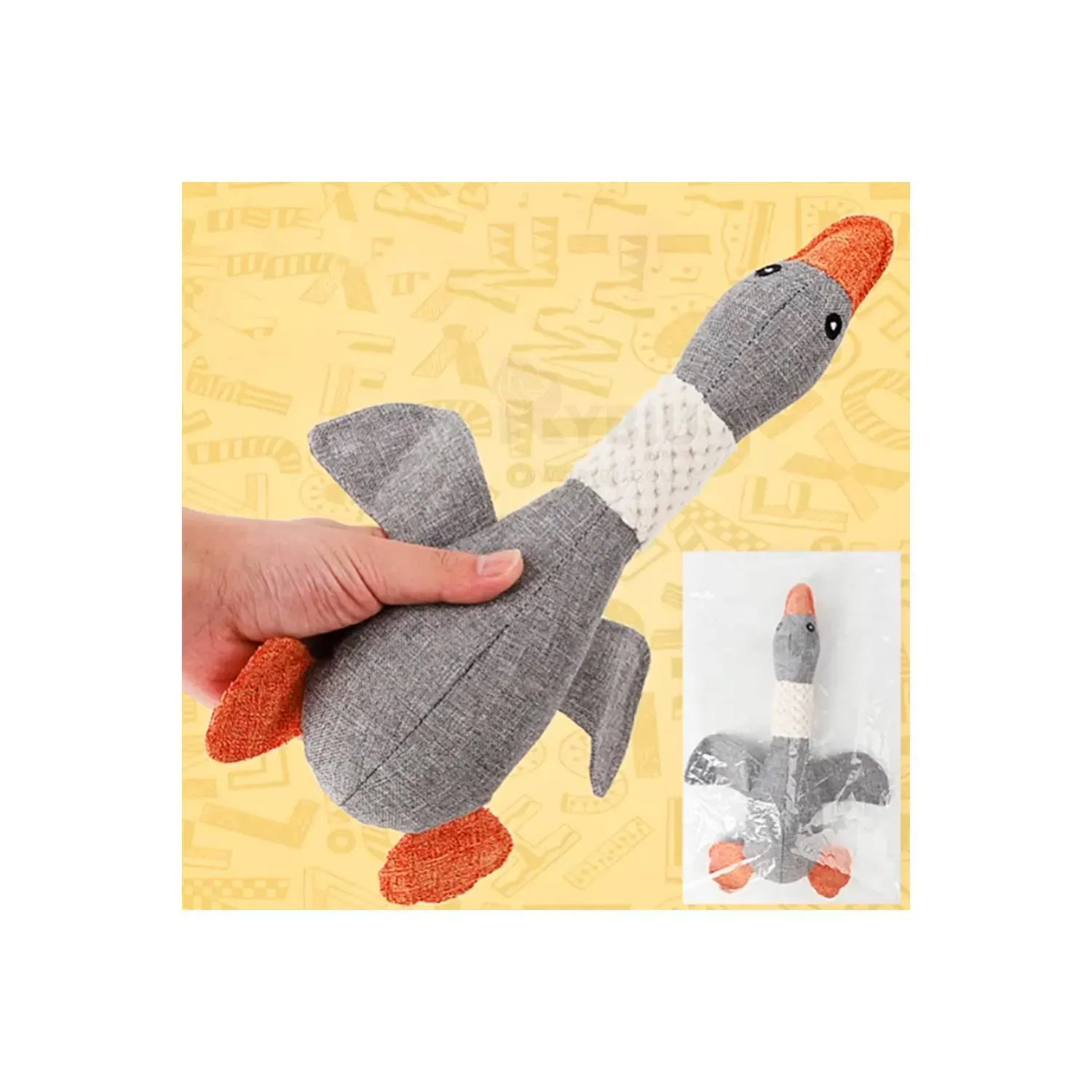 PELUCHE PATO ALARGADO	