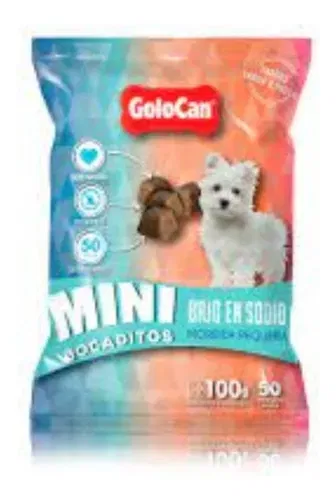GOLOCAN MINI BOCADITOS BAJO EN SODIO X 100 G	