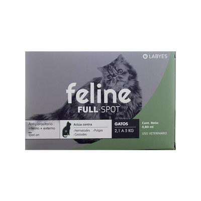 PIPETA FELINE FULLSPOT 2 A 5 KG	