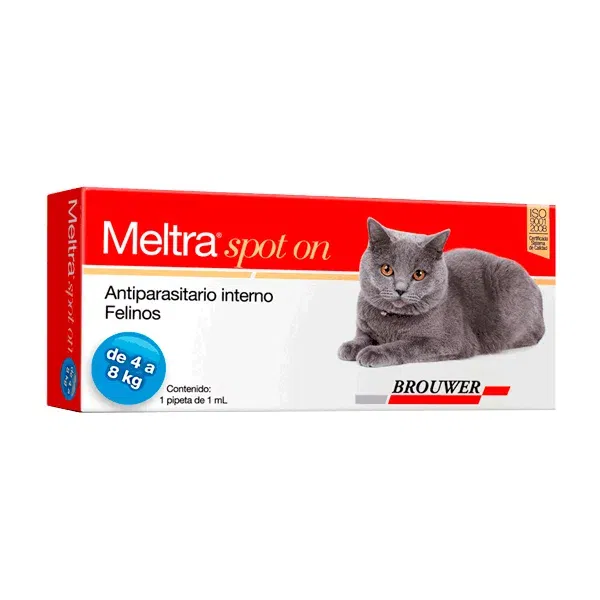 MELTRA SPOT ON GATO 4 A 8 KG (BROWER)	