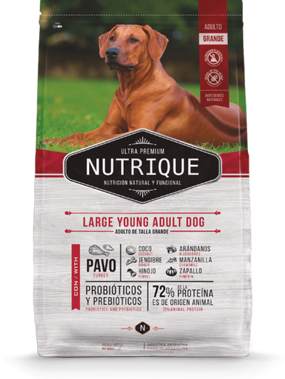NUTRIQUE LARGE YOUNG ADULT DOG X 15 KG	