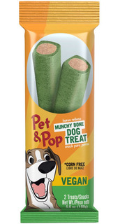 PET & POP MUNCHY BONE VEGAN X 2 UNIDADES
