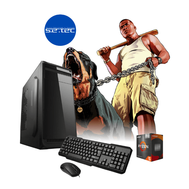 PC Ryzen 5 5600g | 8GB Ram | 240GB SSD | Gabinete + Fuente 600w