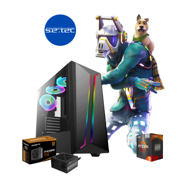 PC Ryzen 5 5600g | 16GB Ram | 480GB SSD | Gabinete Gamer + Fuente 80 PLUS