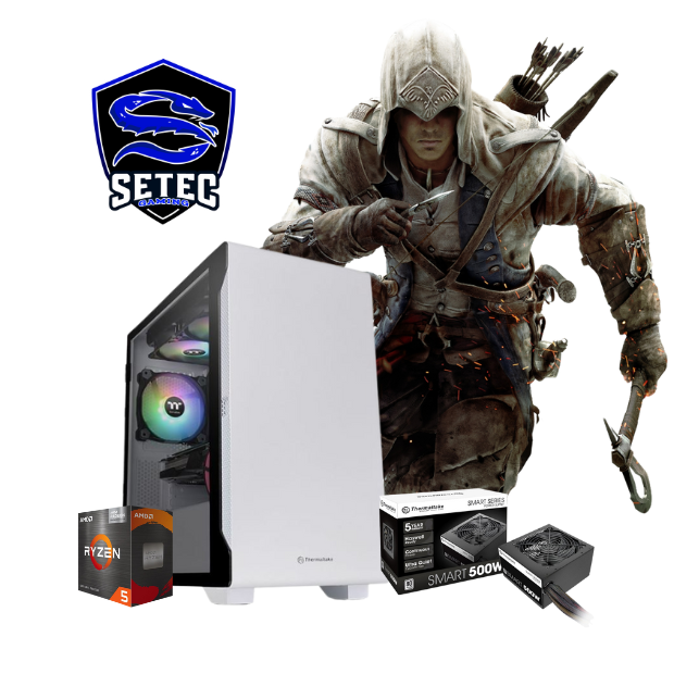 PC Ryzen 5 5600g | 16GB Ram | 480GB SSD | Gabinete Gamer + Fuente 80 PLUS