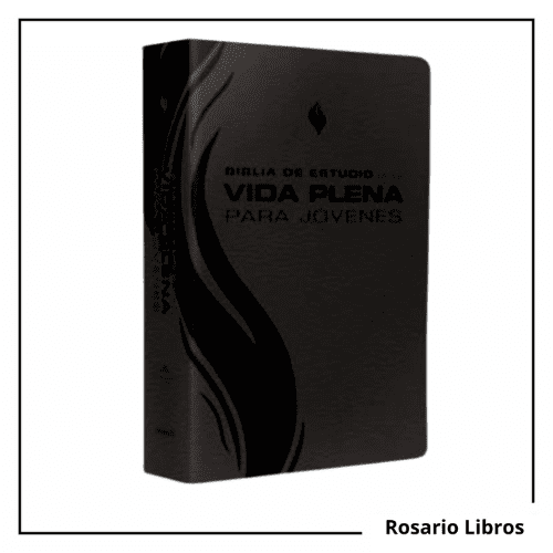 Biblia De Estudio Vida Plena Para Jóvenes Tapa Fina Negra