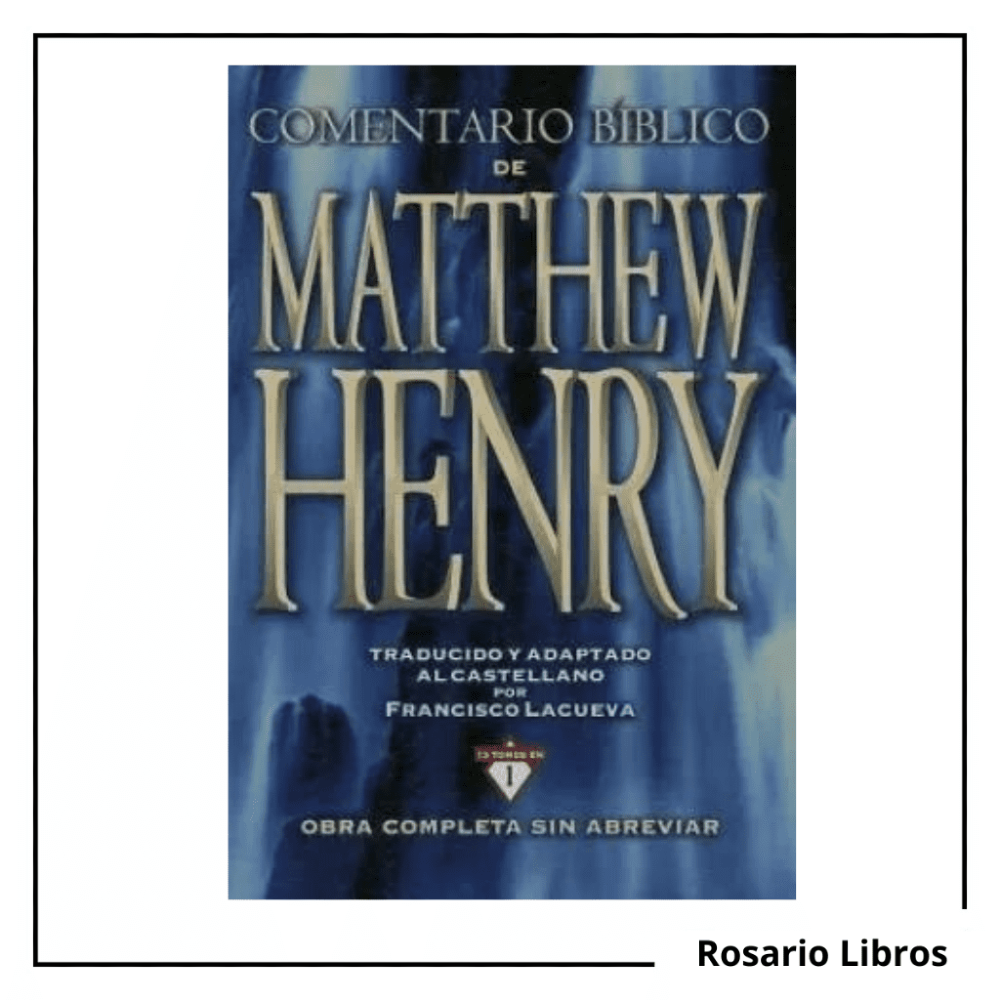 Comentario Bíblico De Matthew Henry