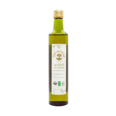 Aceite de Oliva Extra Virgen Vidrio 500 ml - San Nicolas
