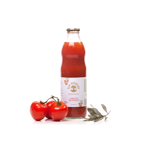 Tomate Triturado Vidrio Orgánico 1 kg