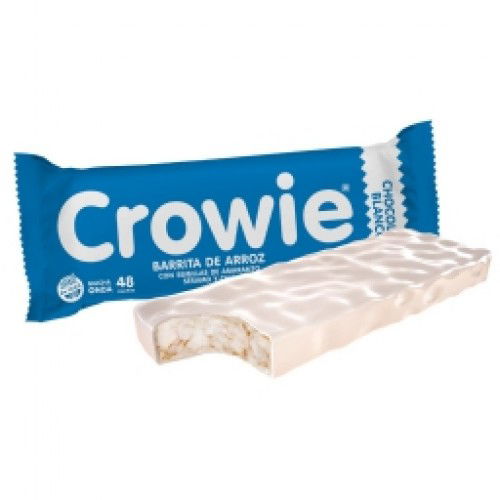 Crowie-Barrita de Arroz-semillas de Amaranto, sésamo y Chia - Chocolate Blanco x 12 Un
