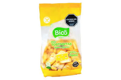 Mini Tostaditas Sabor Queso Bio x 130 g Sin Tacc - Veganos