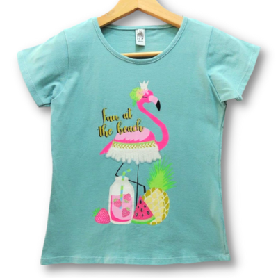 Remera Flamenco Verde
