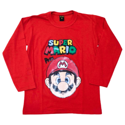 Remera Super Mario Roja