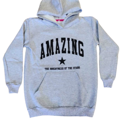 Buzo Amazing Gris (Maxibuzo)