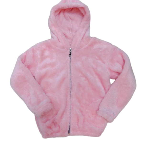 Campera Peluche Rosa
