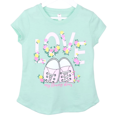 Remera Zapatillas Love Verde