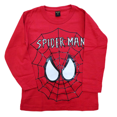 Remera Hombre Araña Brilla