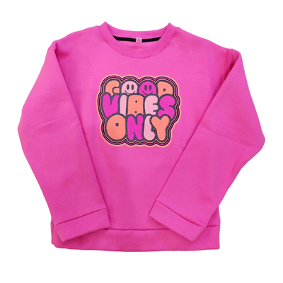 Buzo Good Vibes Fucsia