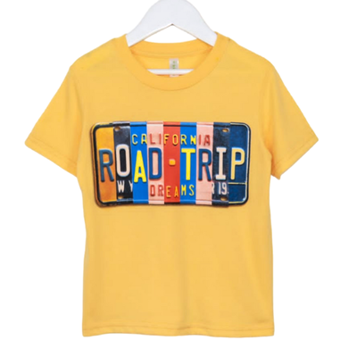 Remera Road Trip Amarilla