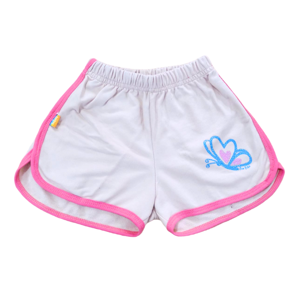 Short Deportivo Natural con Fucsia