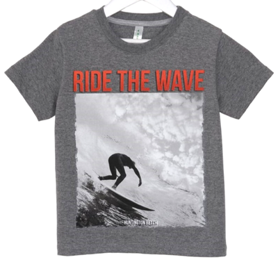 Remera Ride Ola Gris
