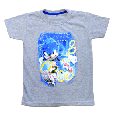 Remera Sonic Gris