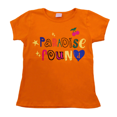 Remera Paradise Naranja