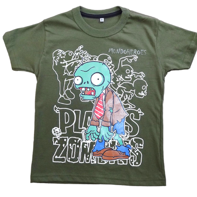 Remera Zombies Verde