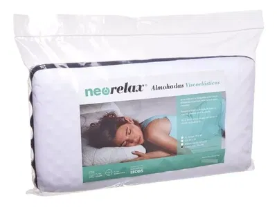 Almohada Neo Relax Viscoelastica Ventilada Dual Curve 70x40