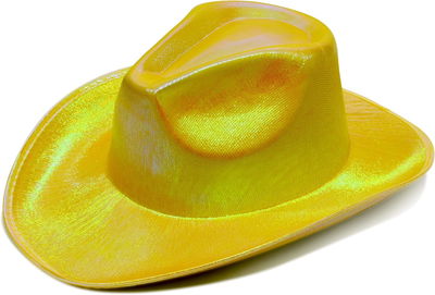 Sombrero Holografico Amarillo
