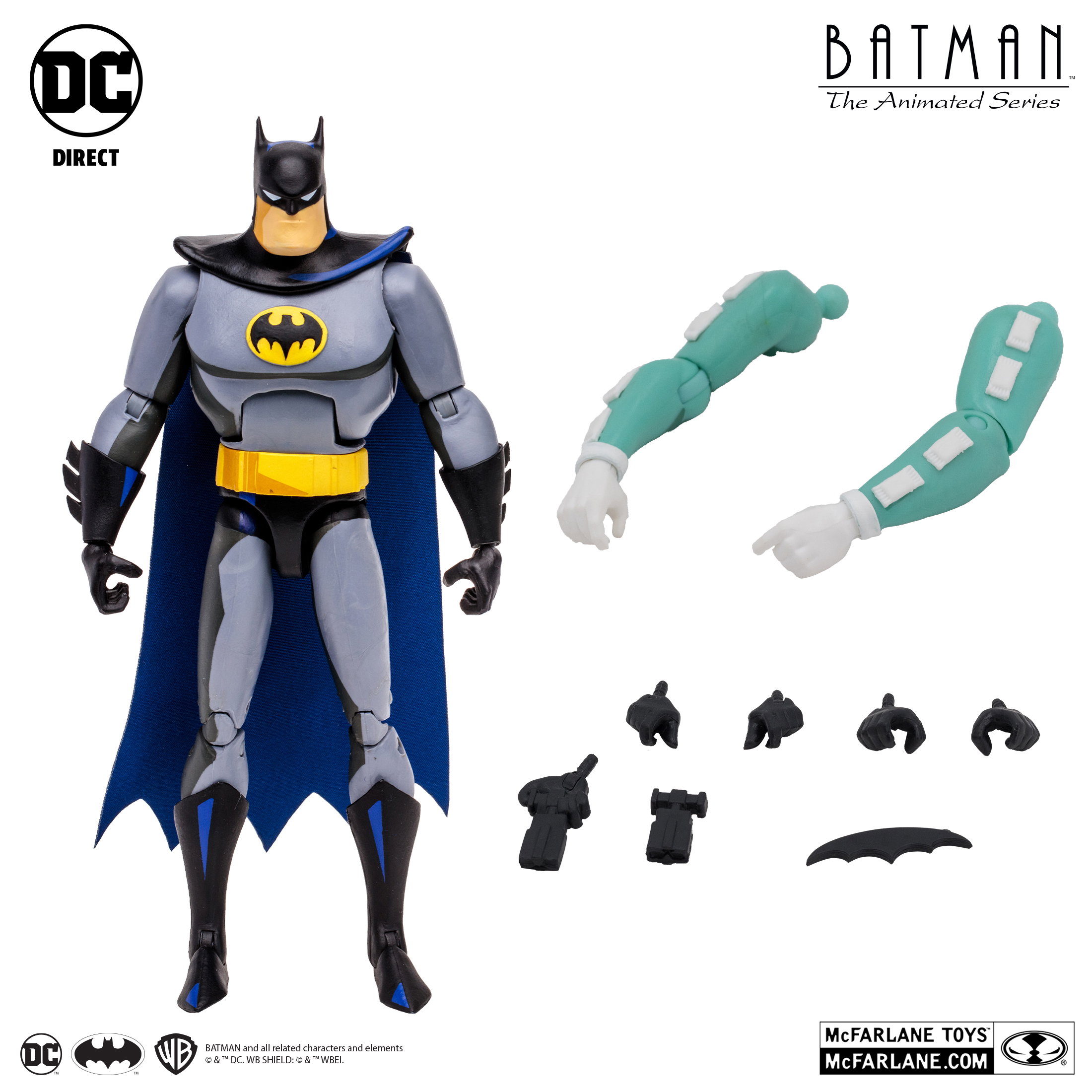Batman: The Animated Series DC Direct Build-A Action Figures Wave 5 Classic Batman 15 cm