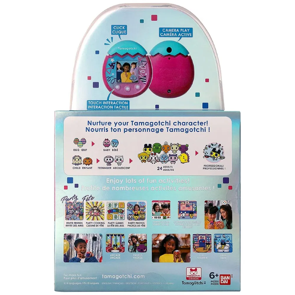 Tamagotchi Pix Party Confetti Mascota Virtual - Bandai