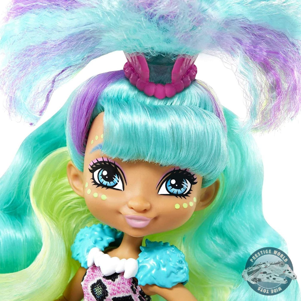 Mattel Cave Club Muñeca Rockelle Doll Tyrasaurus Dinosaur