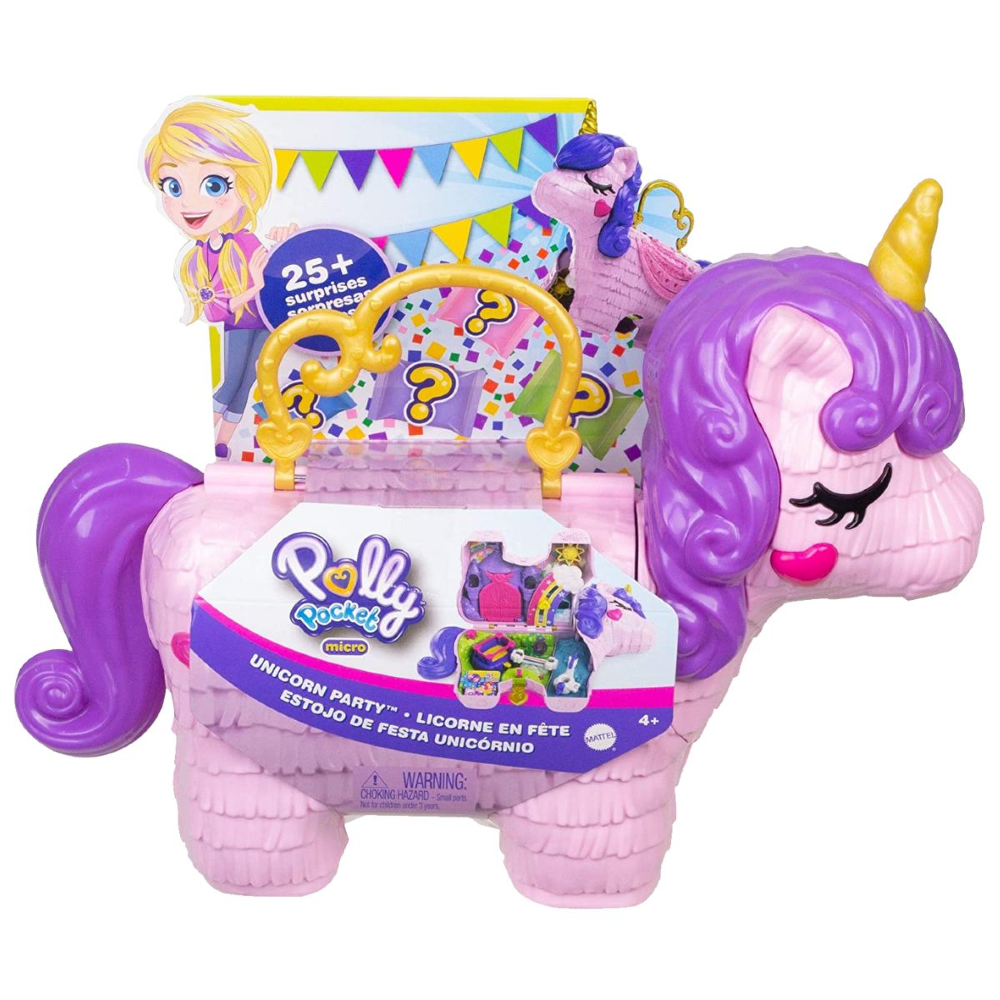 Polly Pocket Unicorn Party Playset - Mattel