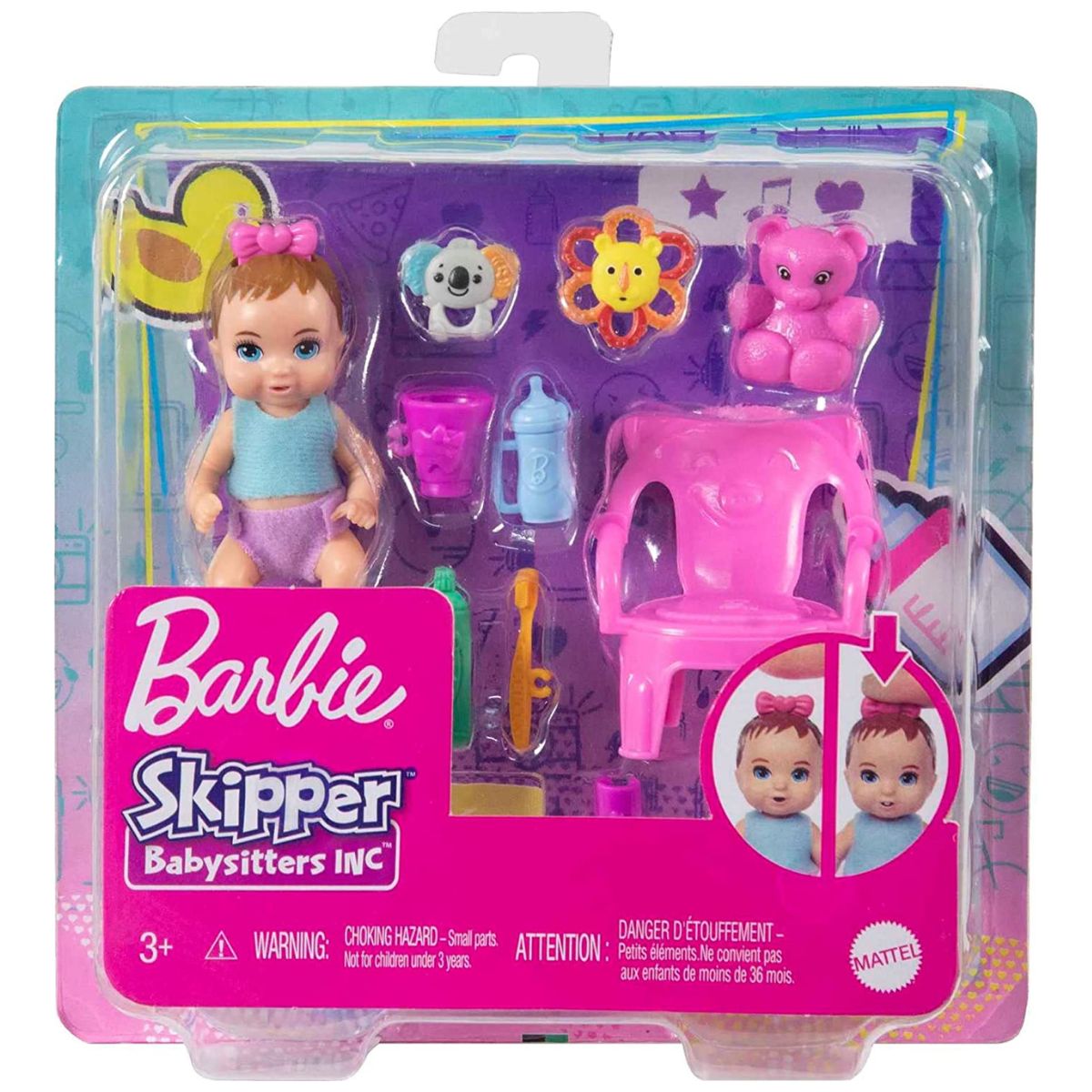 Barbie Bebé Skipper Babysitters Inc First Tooth - Mattel