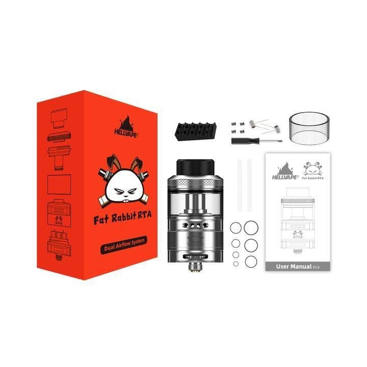 Hellvape Fat Rabbit RTA 28,4 MM DUAL O SINGLE