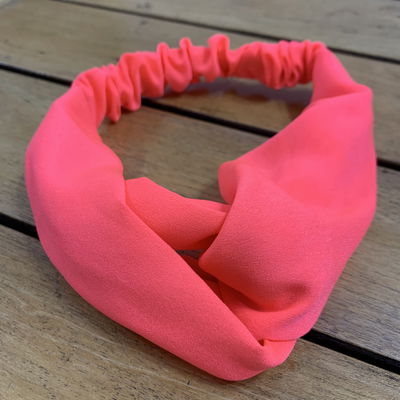 Turbante Clásico Coral flúor